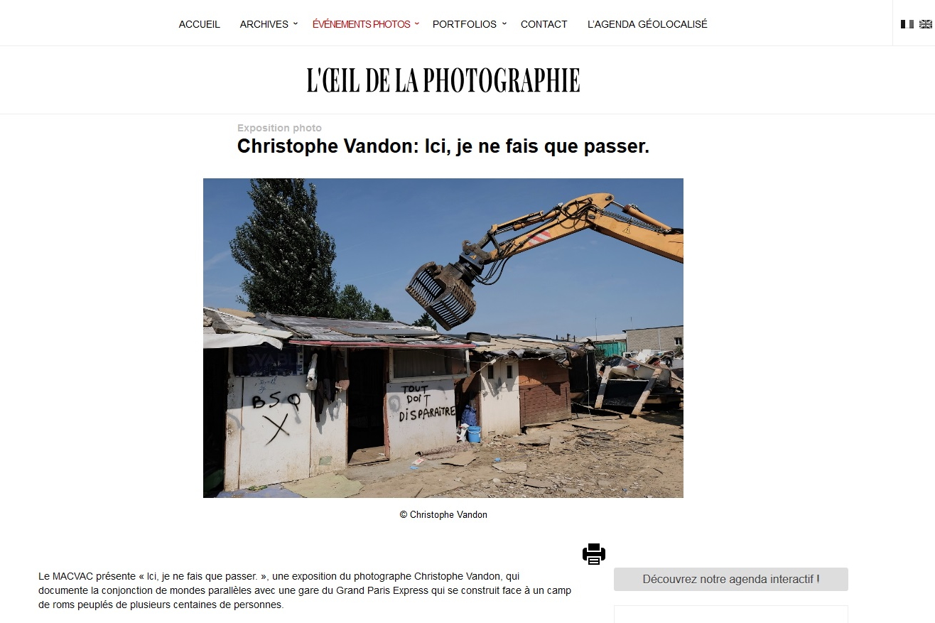 Exposition MACVAC, Paris 19 / 2.